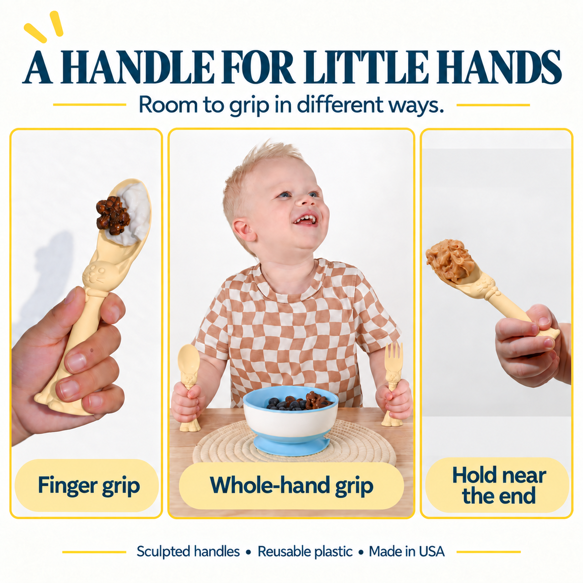Spoon la la Toddler Utensils — 2 Pack-zoom-11