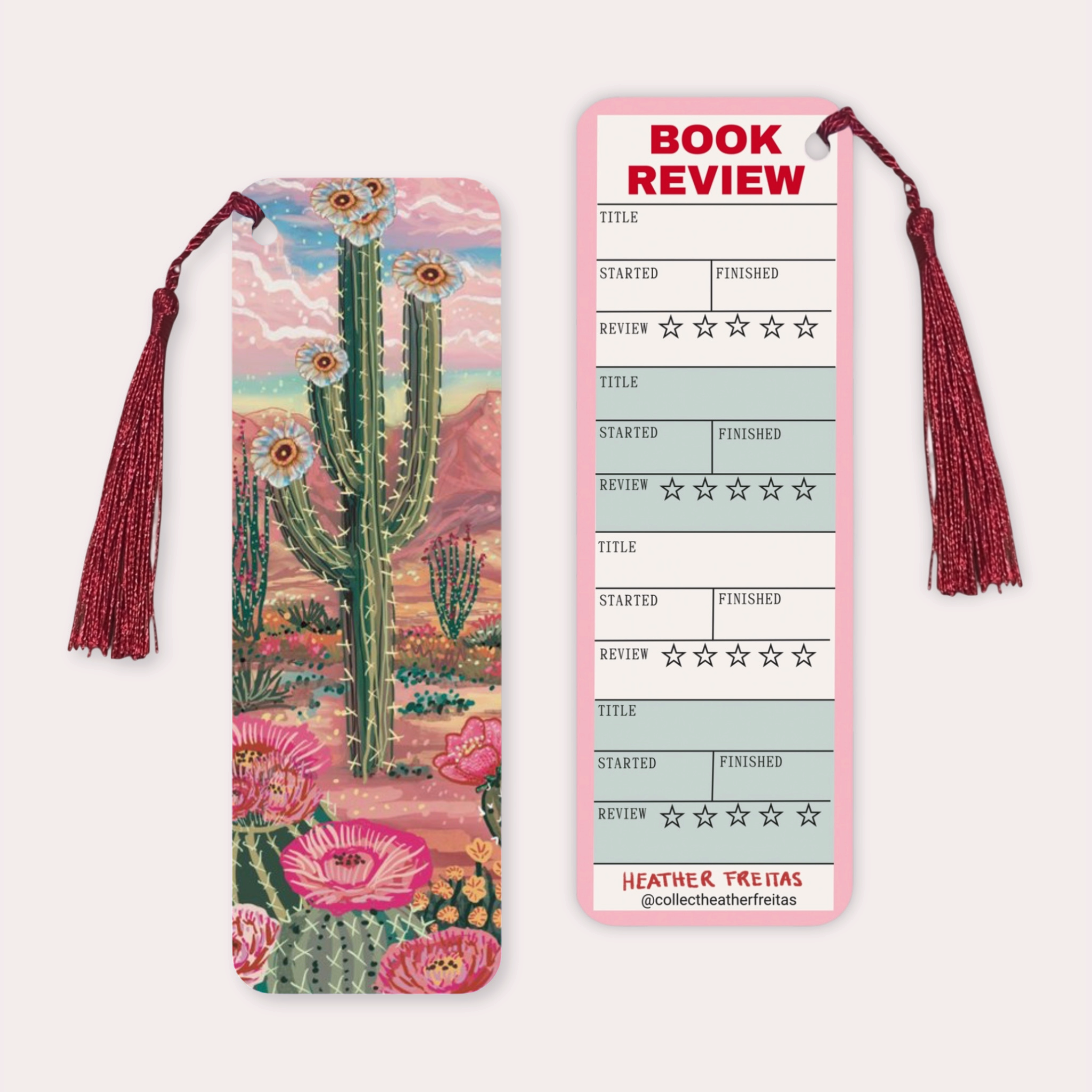 Desert Paradise Soft Touch Premium Bookmark-zoom-1