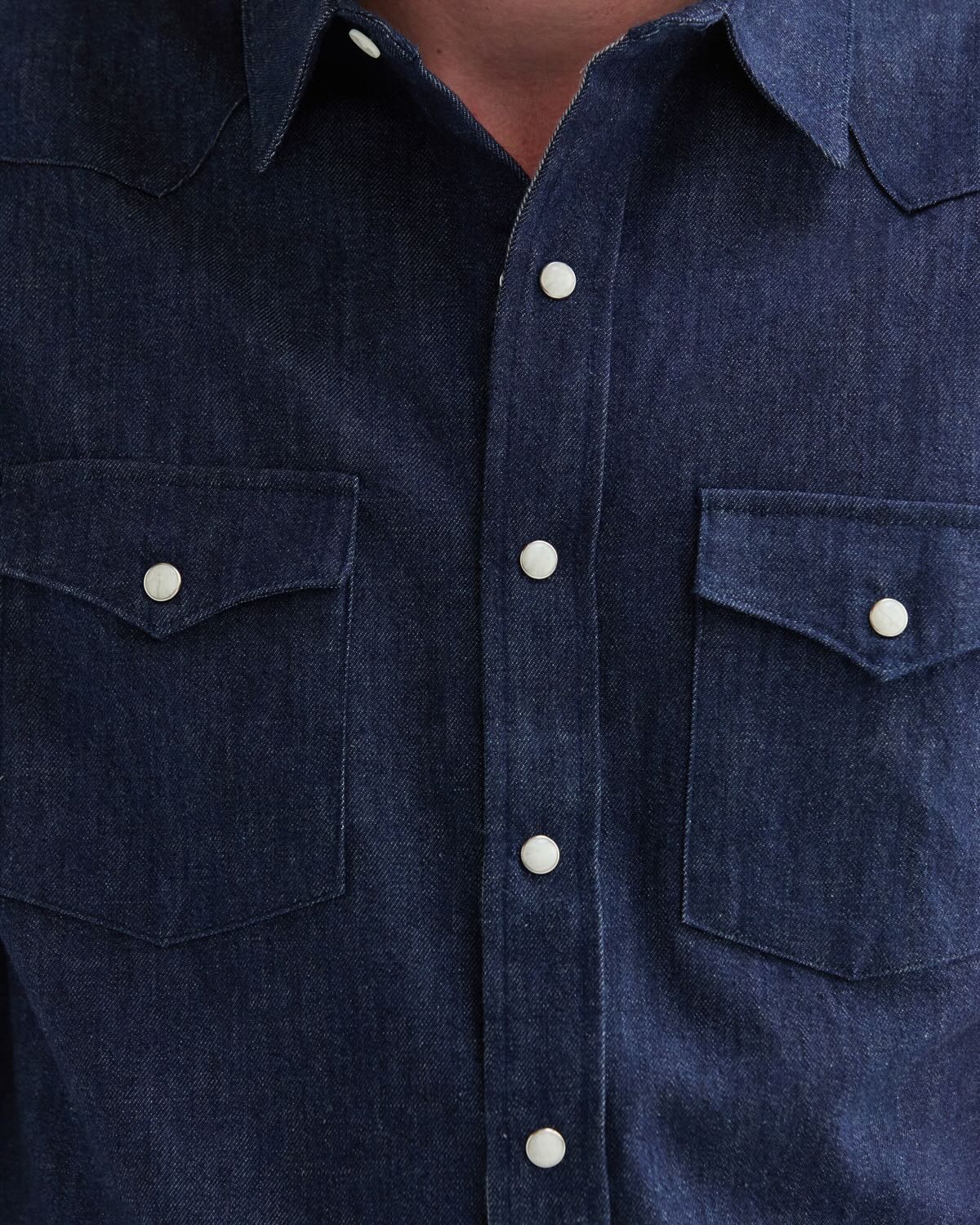 Indigo Denim Men's Shirt-zoom-2