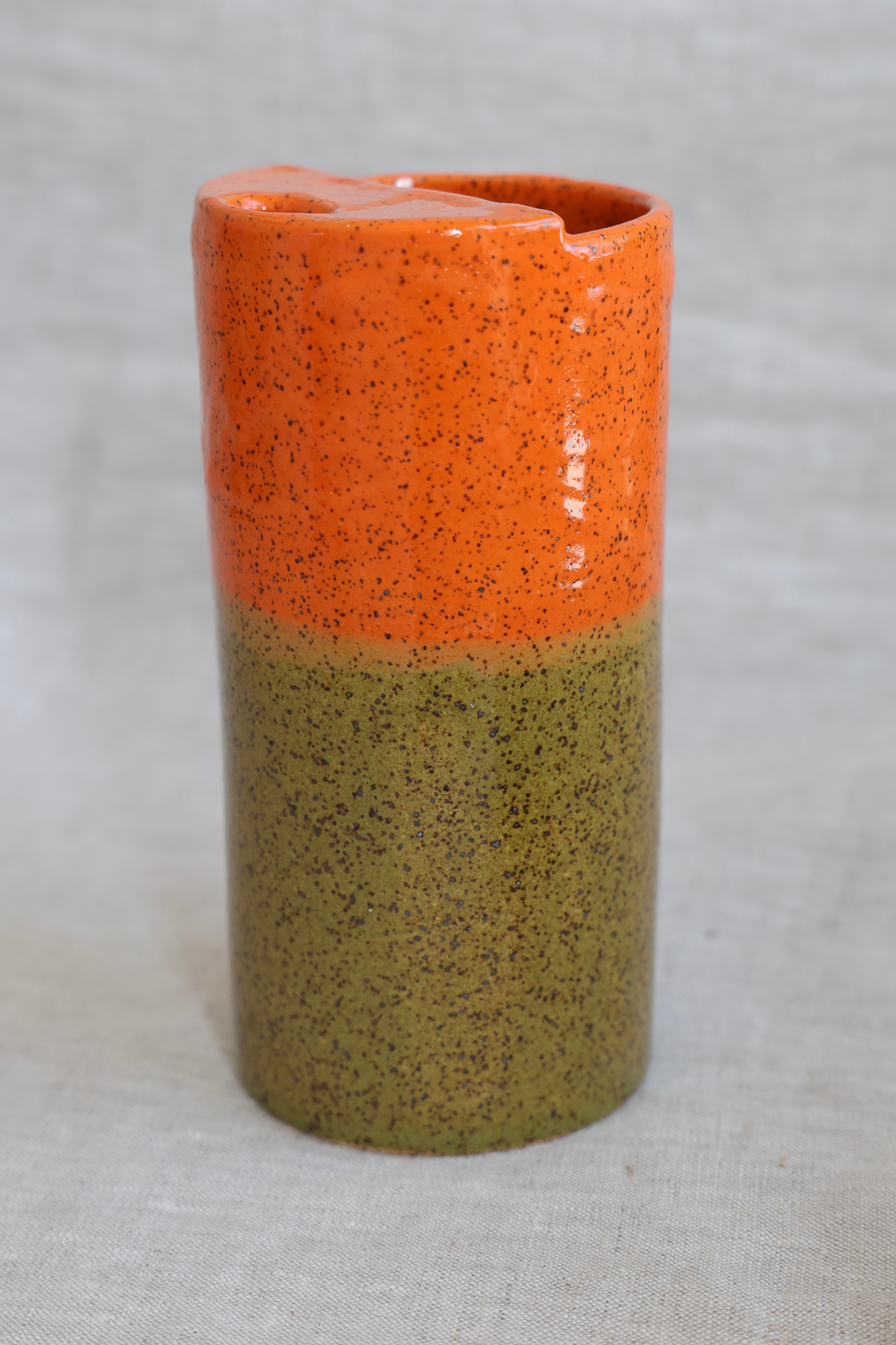Olive & Pimento Speckled To-Go Cup | Ceramic Stoneware-zoom-3