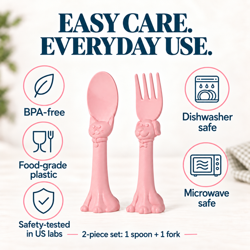 Spoon la la Toddler Utensils — 2 Pack-zoom-