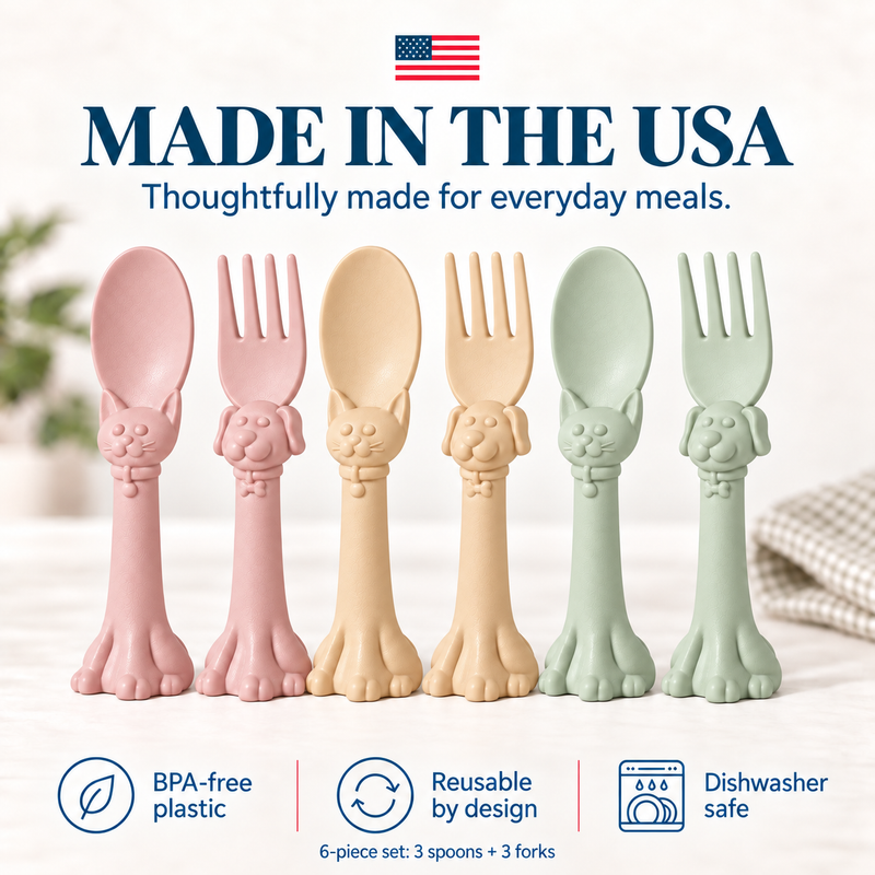 Spoon la la Toddler Utensils — 6 Pack-zoom-