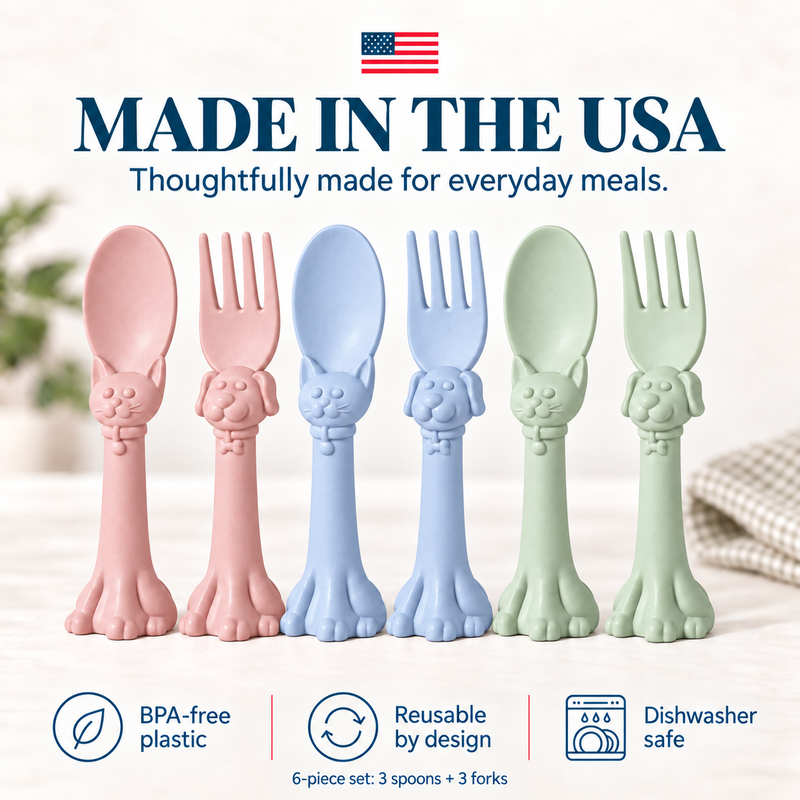 Spoon la la Toddler Utensils — 6 Pack-zoom-