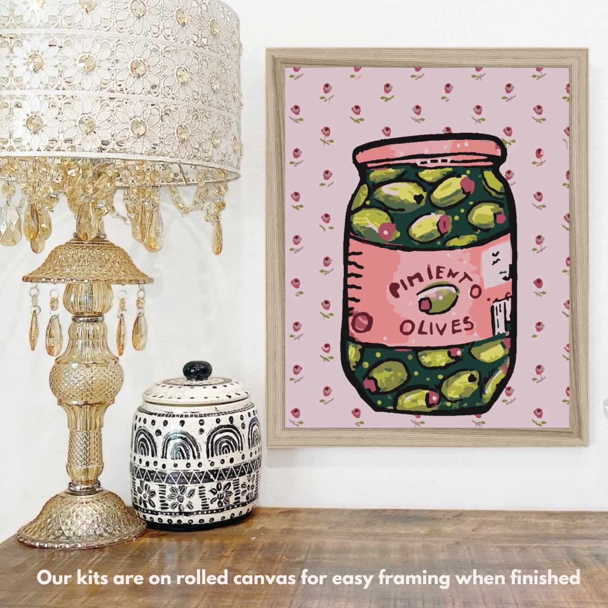 Olives Paint by Numbers Kit-zoom-3