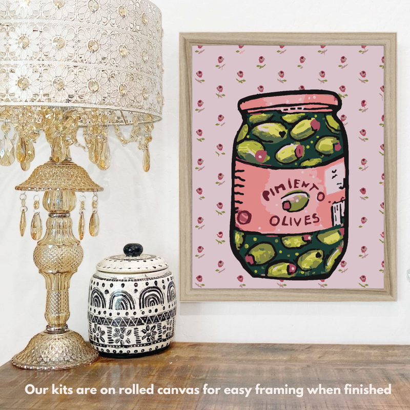 Olives Paint by Numbers Kit-zoom-