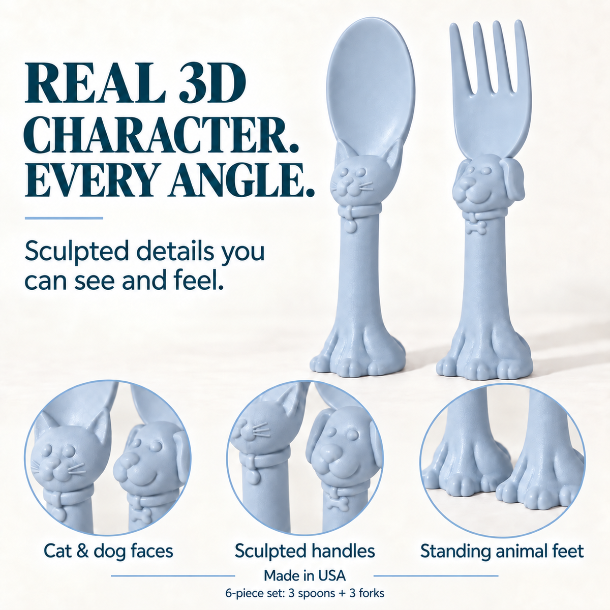 Spoon la la Toddler Utensils — 6 Pack-zoom-30