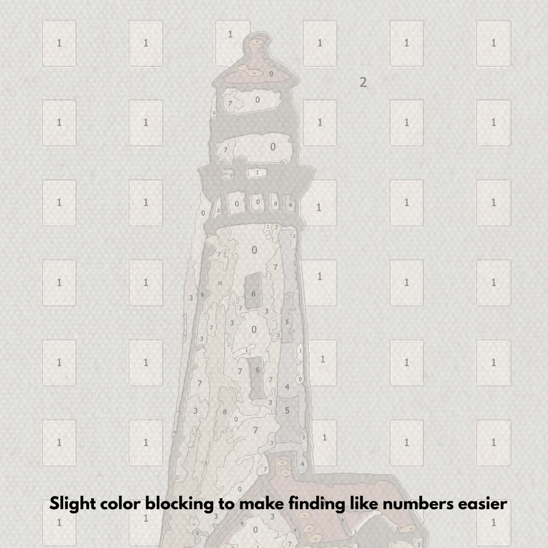 Lighthouse Paint by Numbers Kit-zoom-