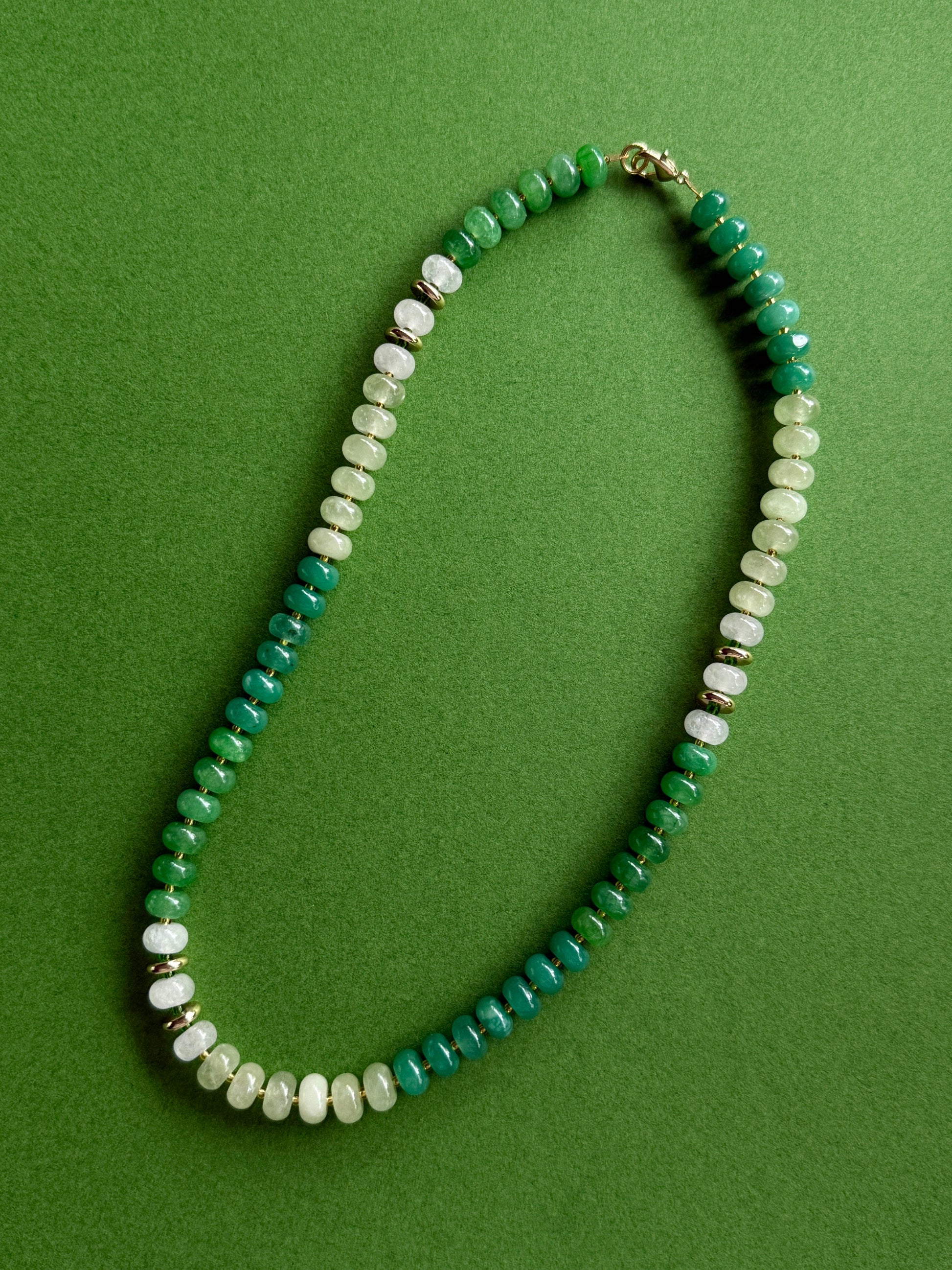 Lucky Gradient Beaded Necklace-4
