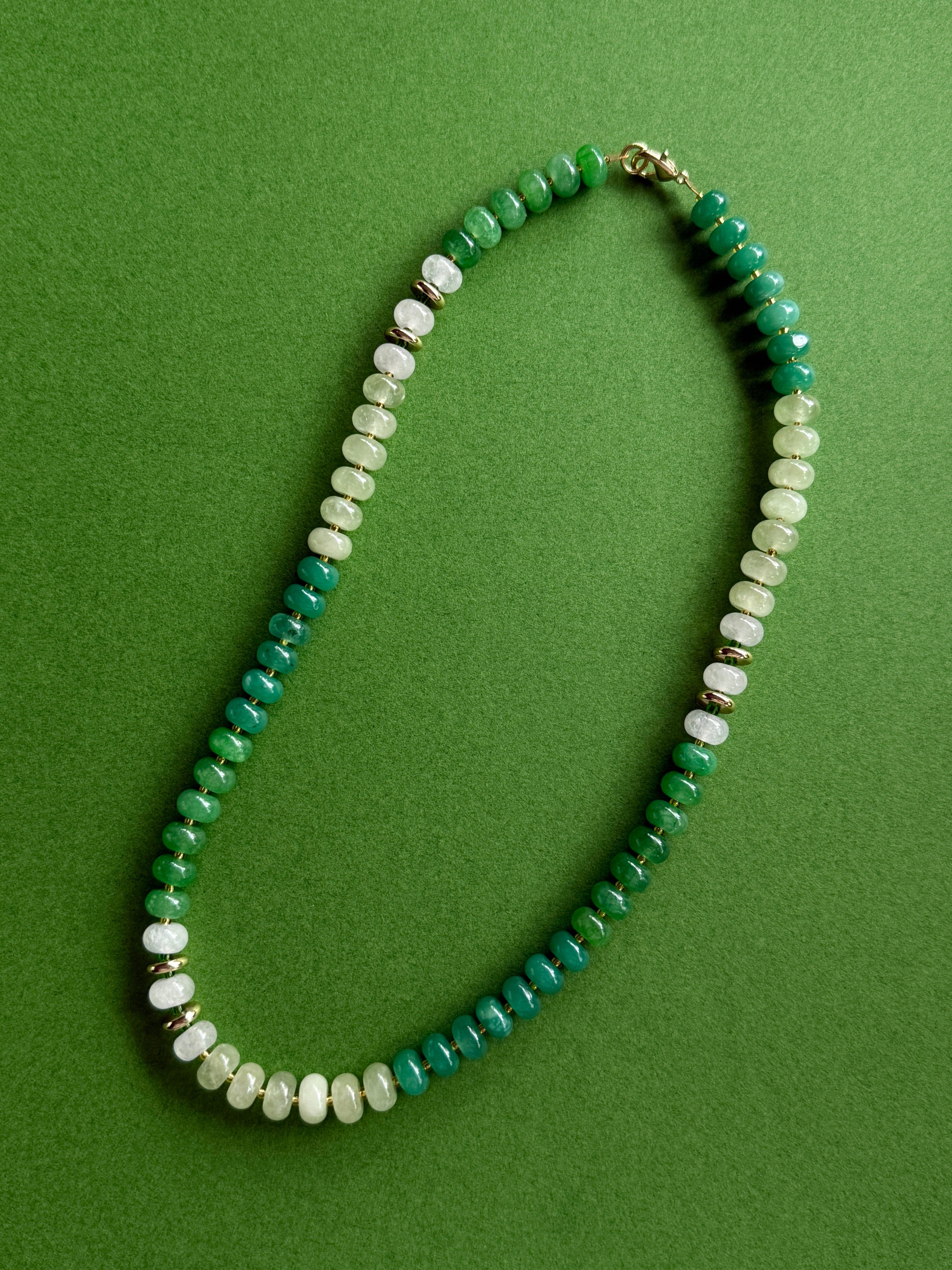Lucky Gradient Beaded Necklace-zoom-4