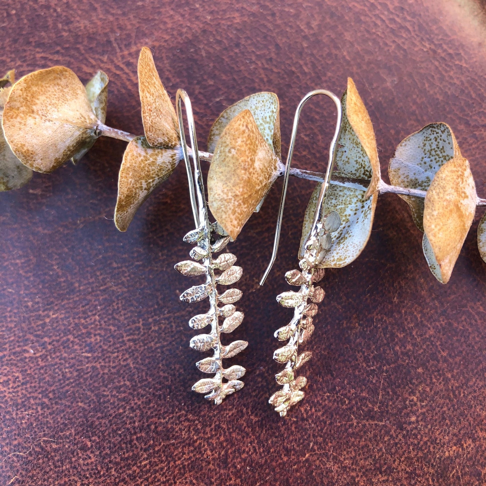 Cape Breton Fern Earrings | Recycled Sterling Silver - Aware House