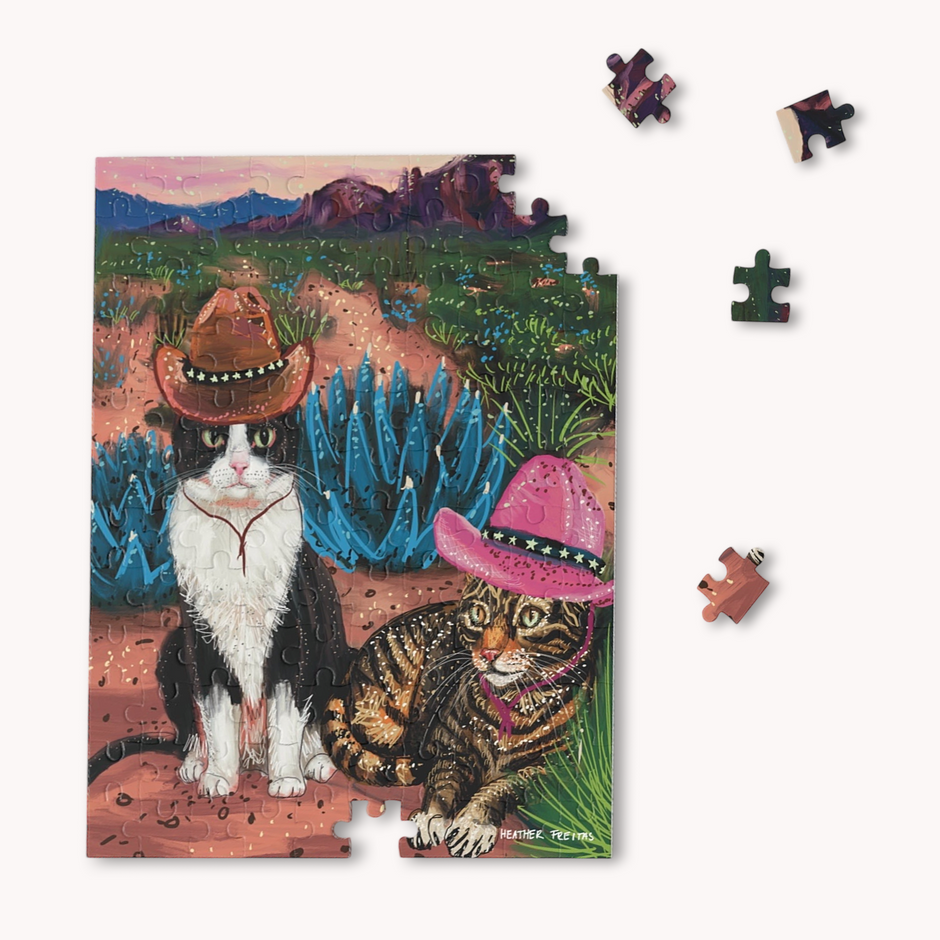 Cowboy Cats Puzzle