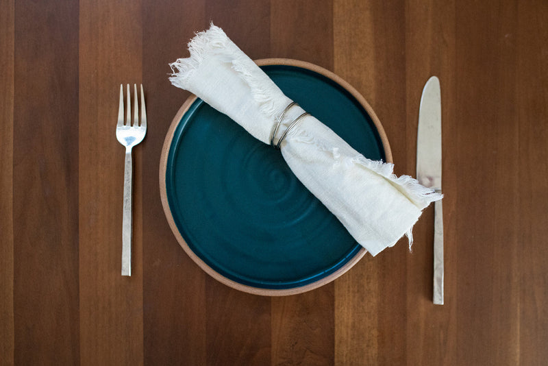 Handmade Earthenware Dinner Plate-zoom-