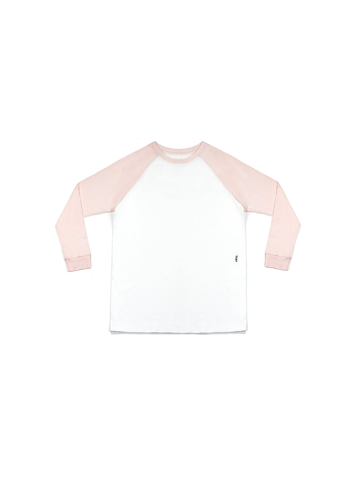 Unisex Raglan Loose Fit T-shirt | Blush/White-7