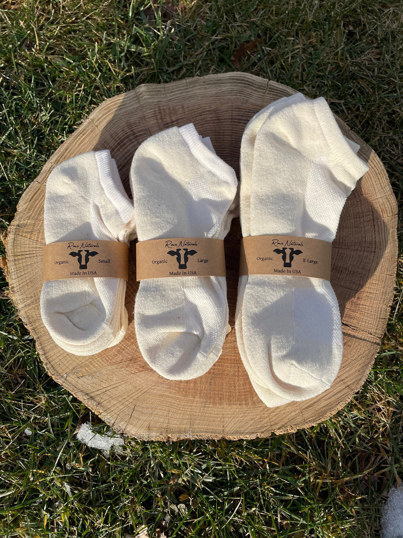 Organic Cotton Ankle Socks | Three Pack-zoom-