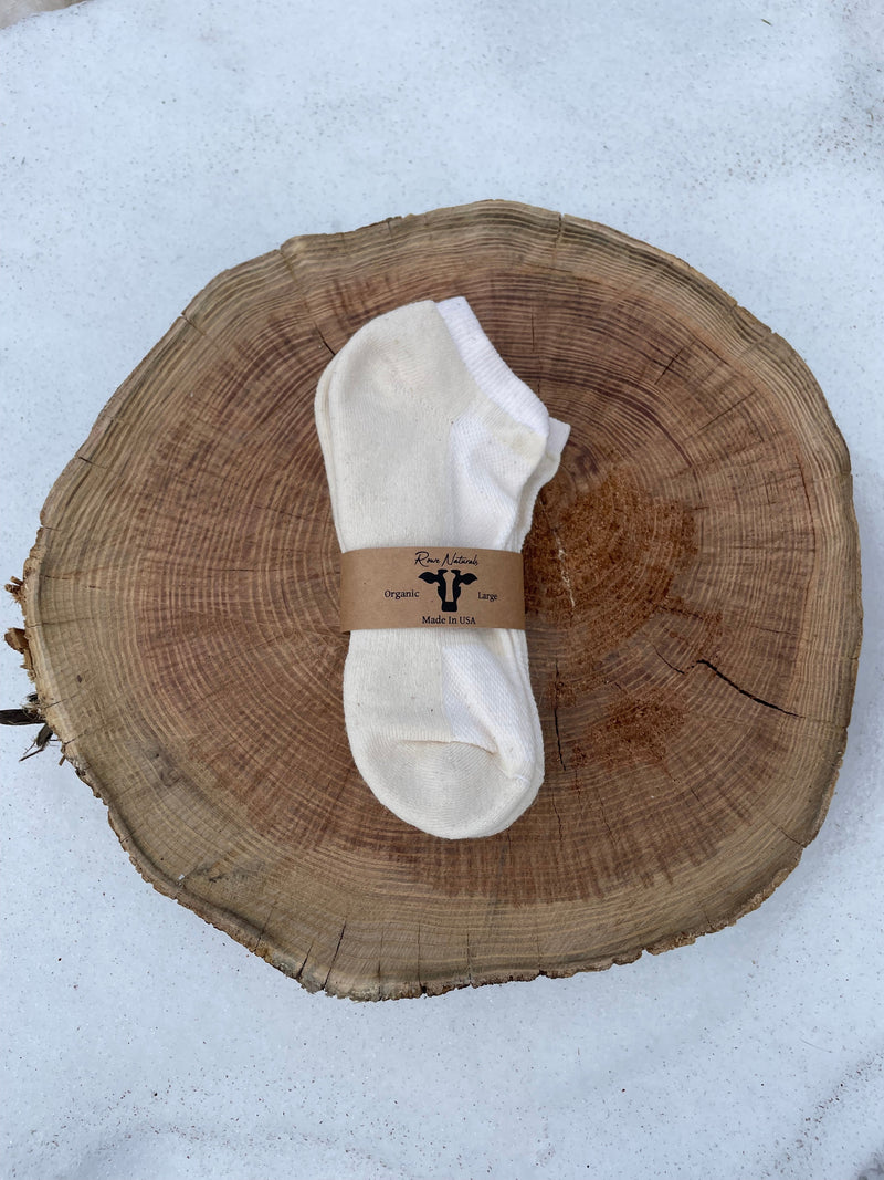 Organic Cotton Ankle Socks | Three Pack-zoom-