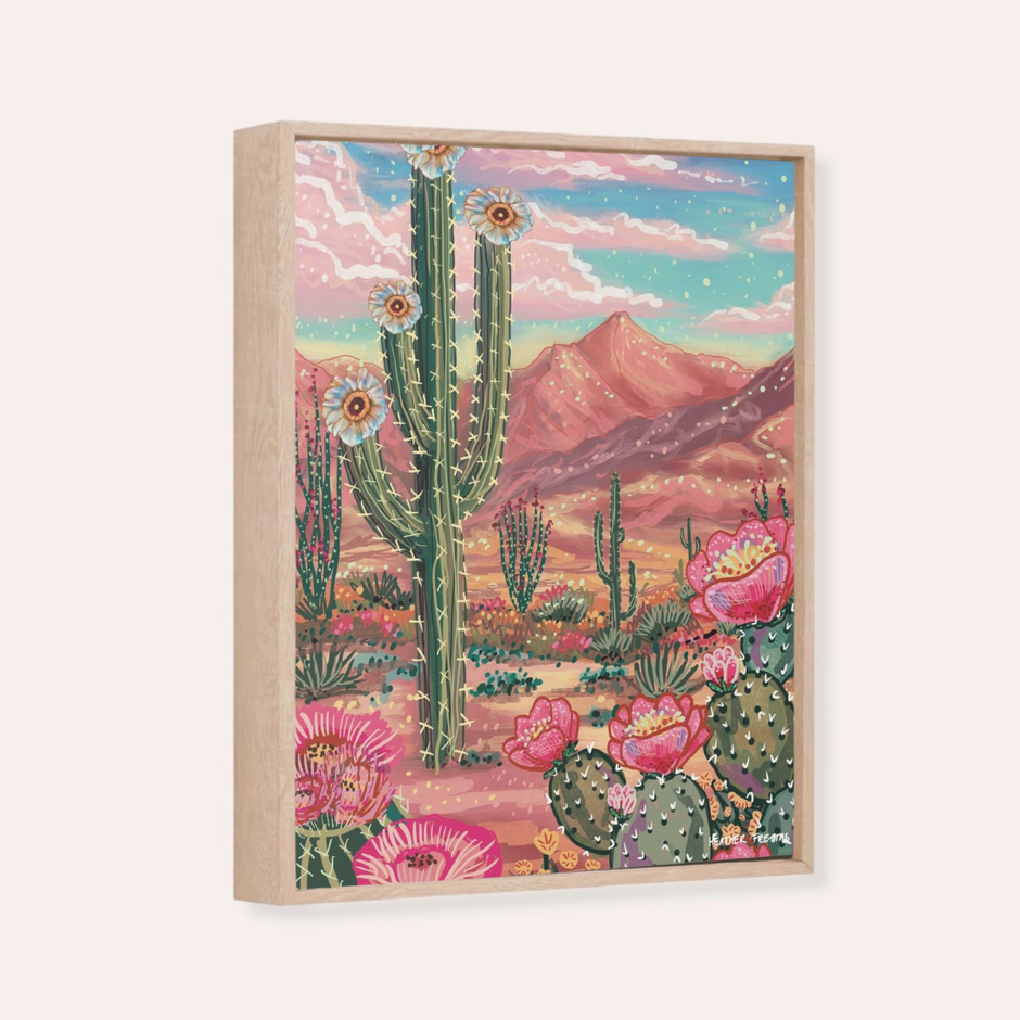 Southwest Paradise | Framed Fine Art Canvas Print | Multiple Sizes
