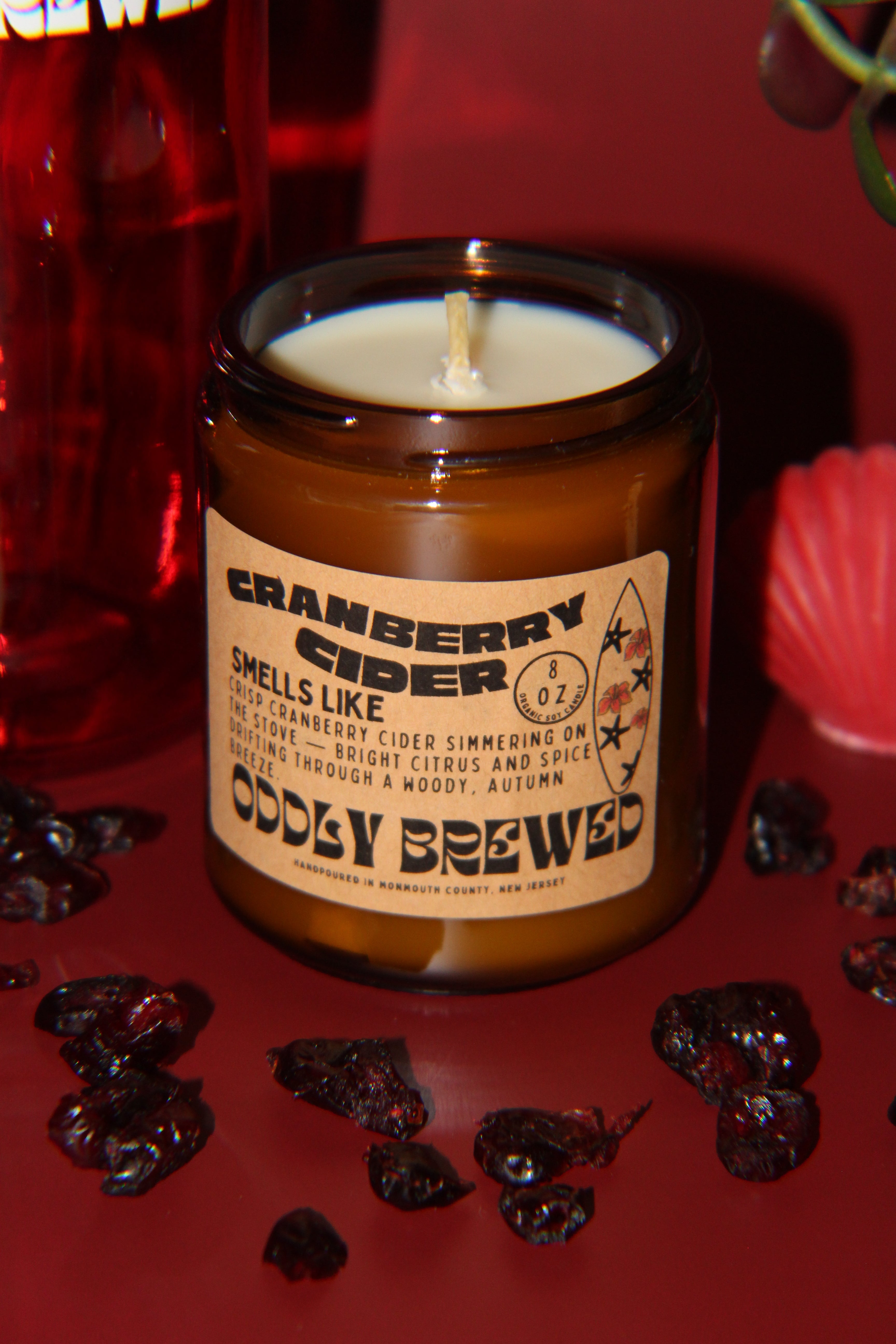 Cranberry Cider Soy Candle-zoom-2