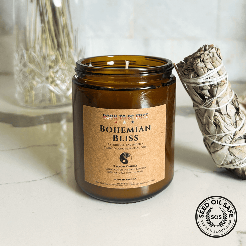 Bohemian Bliss Tallow Candle-zoom-
