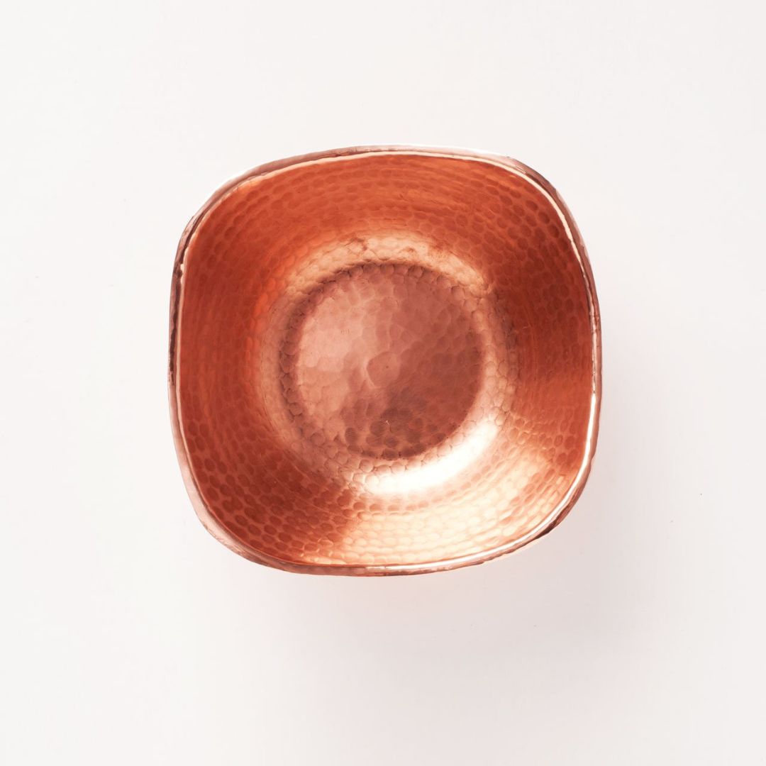 Flat Earth Copper Bowl-zoom-4