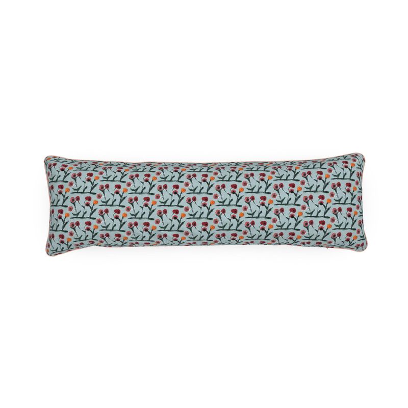 Persimmon Posey Bolster Pillow