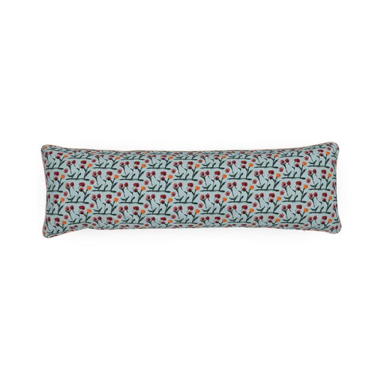 Persimmon Posey Bolster Pillow