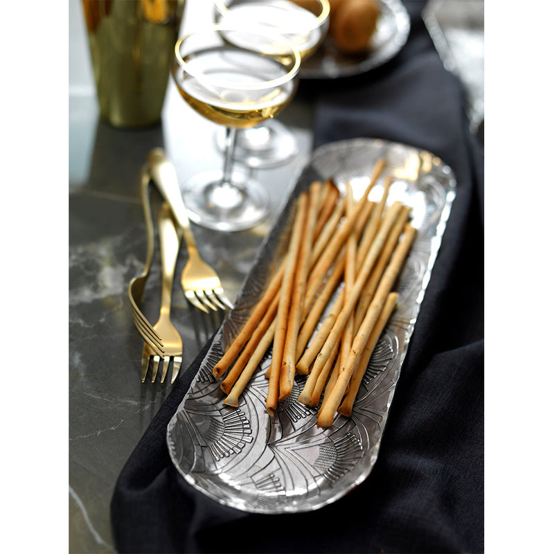 1923 Small Breadstick Tray (Aluminum)-zoom-