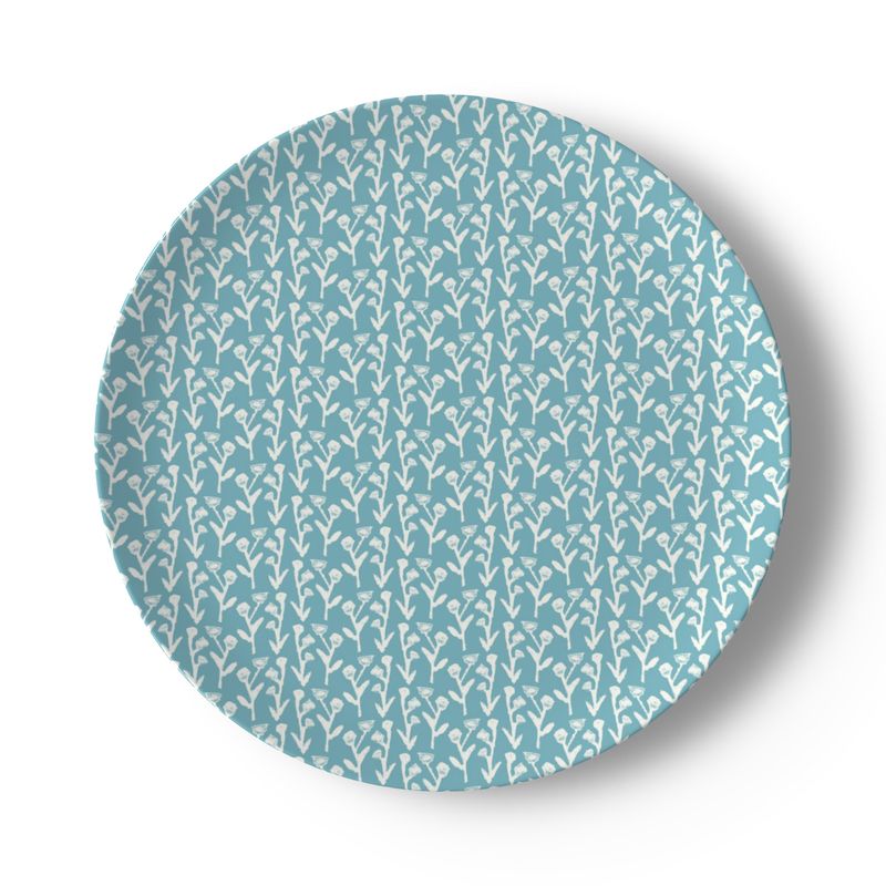 Slate Blue Ivy Manor China Plate Set-zoom-2