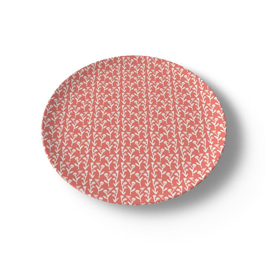 Coral Ivy Manor China Plate Set