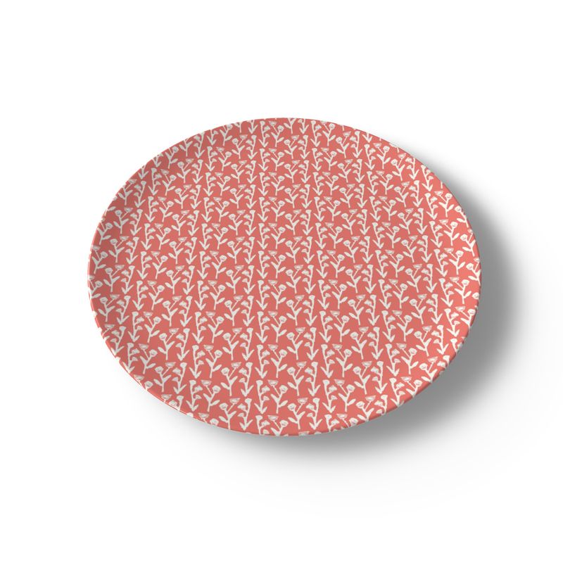 Coral Ivy Manor China Plate Set