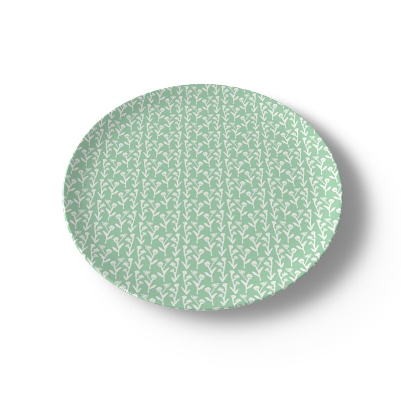 Mint Green Ivy Manor China Plate Set