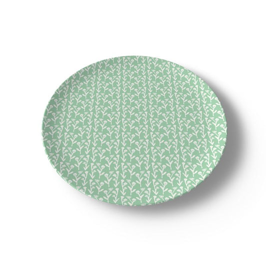 Mint Green Ivy Manor China Plate Set