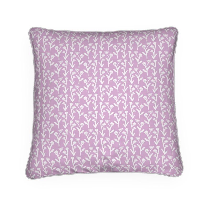 Ivy Manor Throw Pillow in Lilac
