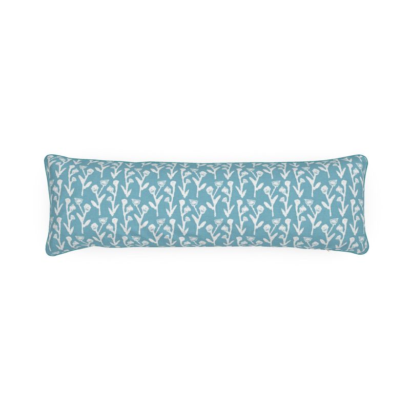 Ivy Manor Bolster Pillow in Slate