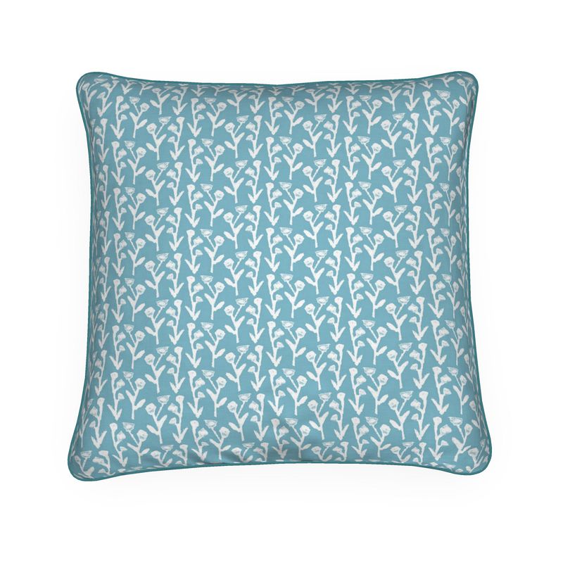 Ivy Manor Throw Pillow in Slate-zoom-