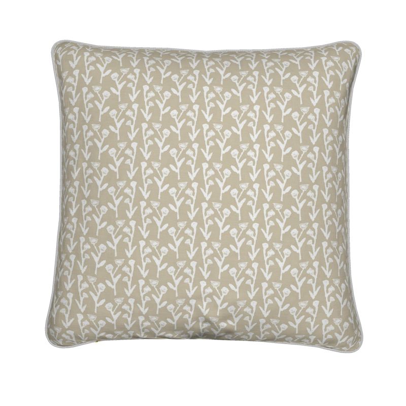 Ivy Manor Throw Pillow in Oat