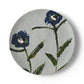 Blue and Teal Posey China Plate Set