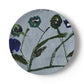 Blue and Teal Posey China Plate Set