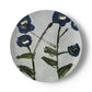 Blue and Teal Posey China Plate Set