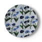 Blue Posey China Plate Set