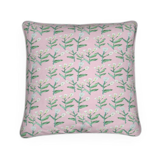 Sydney Throw Pillow in Tulip Pink