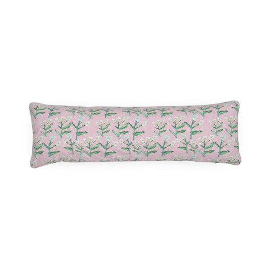Sydney Bolster Pillow in Tulip Pink