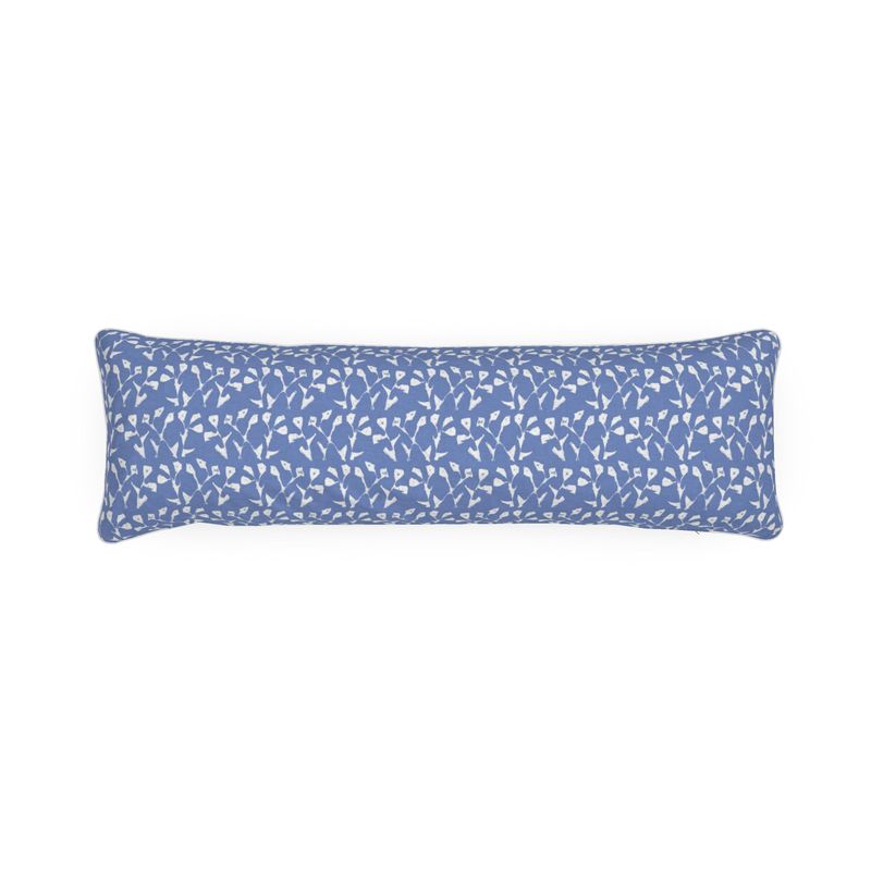 Genevieve Bolster Pillow in Blue