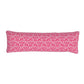 Genevieve Bolster Pillow in Hot Pink