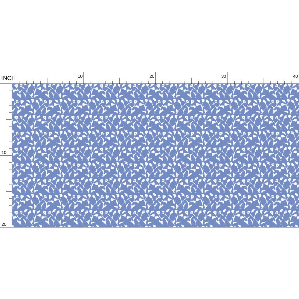 Genevieve Fabric (Blue) – Custom Cotton Linen Blend-zoom-2