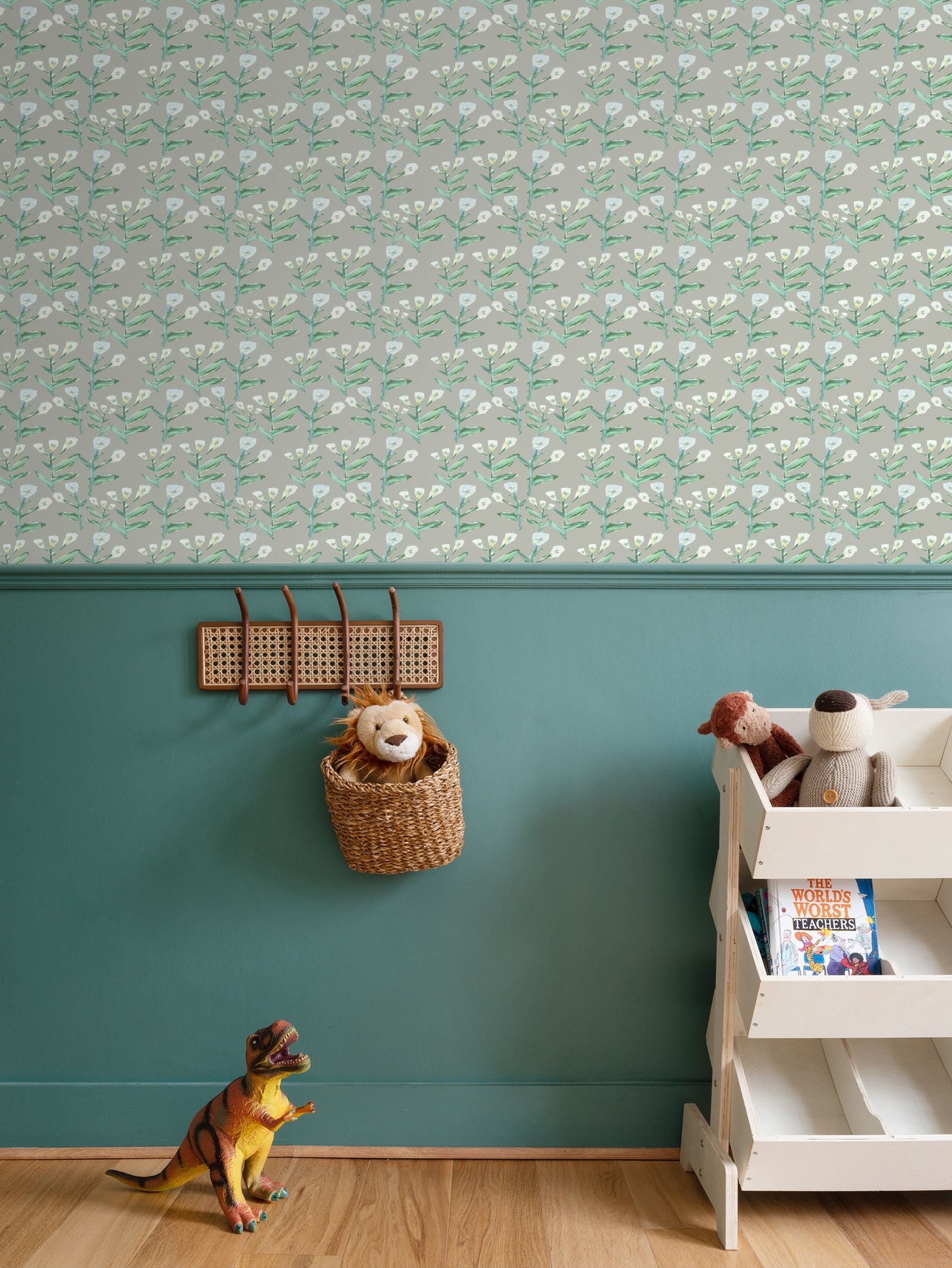 Sydney Wallpaper (Moss) – Handmade & Digitally Printed-9