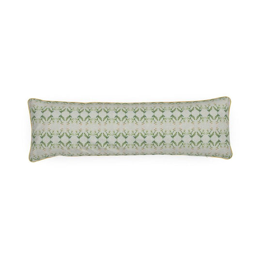 Petite Antonia Bolster Pillow in Sage & Pink