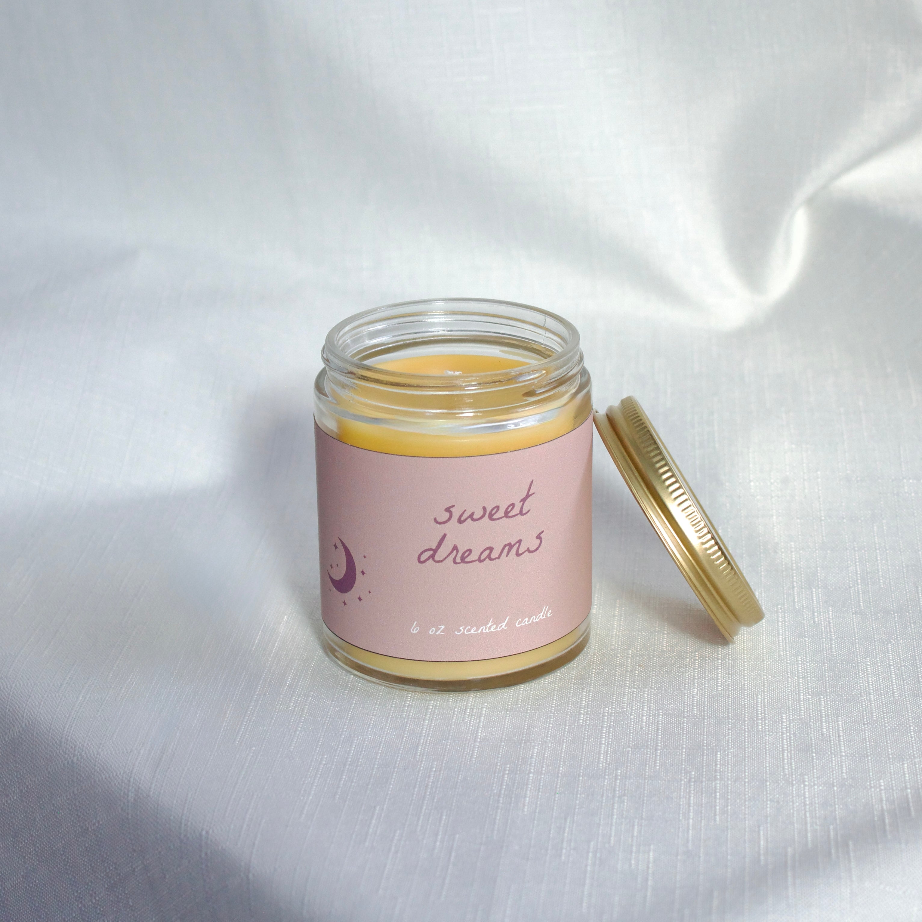 Sweet Dreams Aromatherapy Beeswax Candle