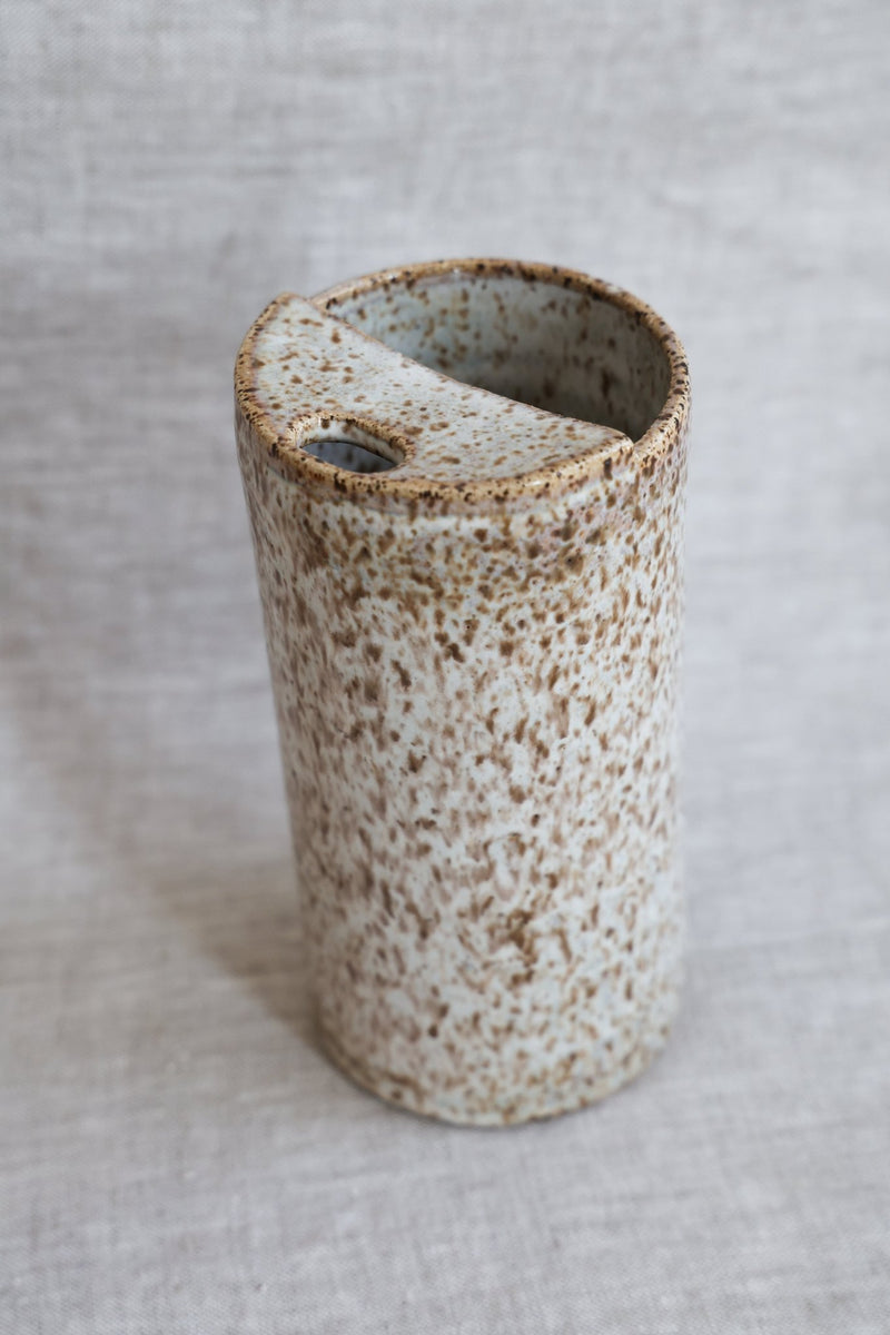 Speckled White Travel Mug (Second) | Ceramic To-Go Cup-zoom-
