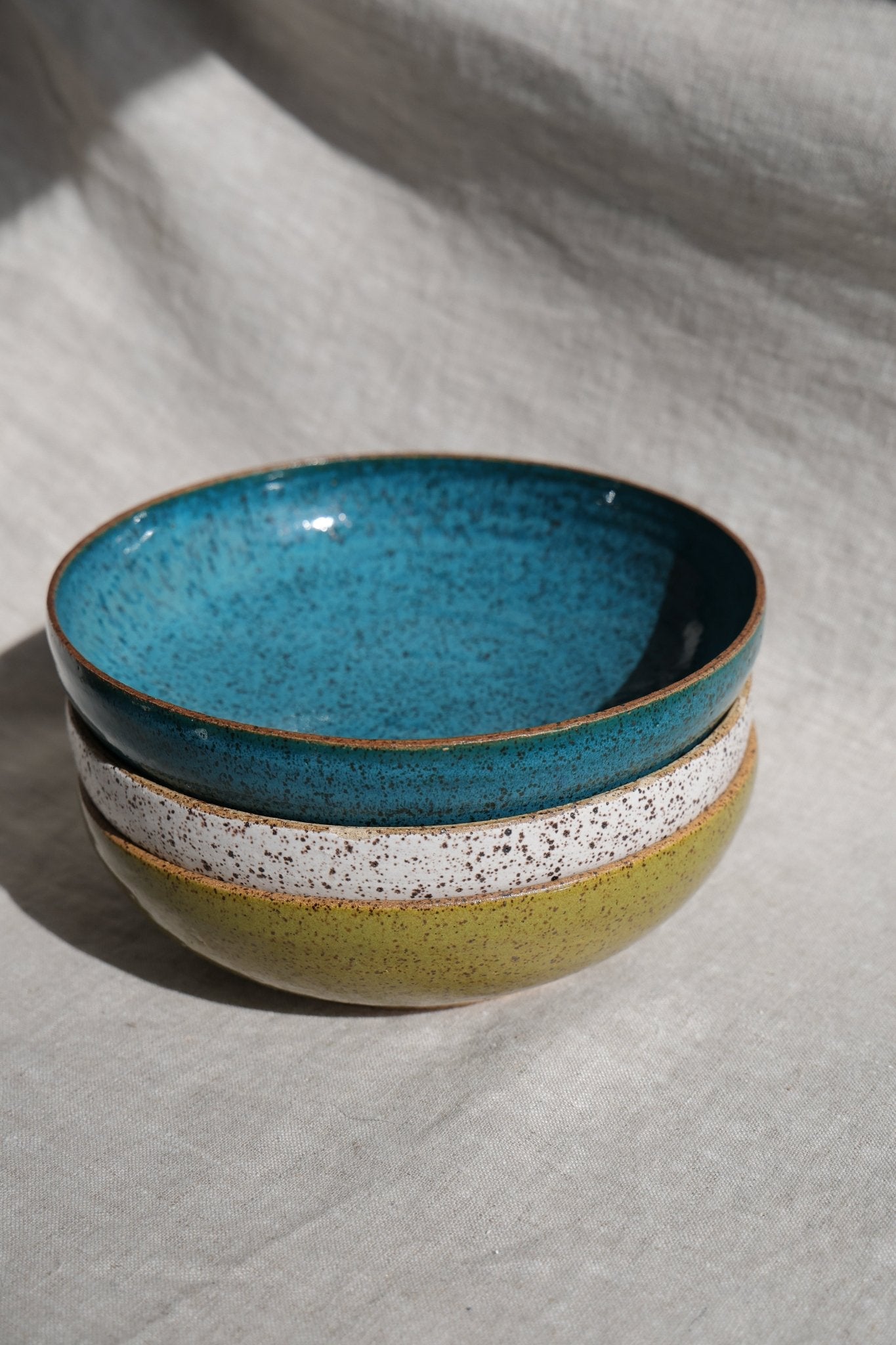 Minimalist Pasta Bowl | Handmade Stoneware - Aware House
