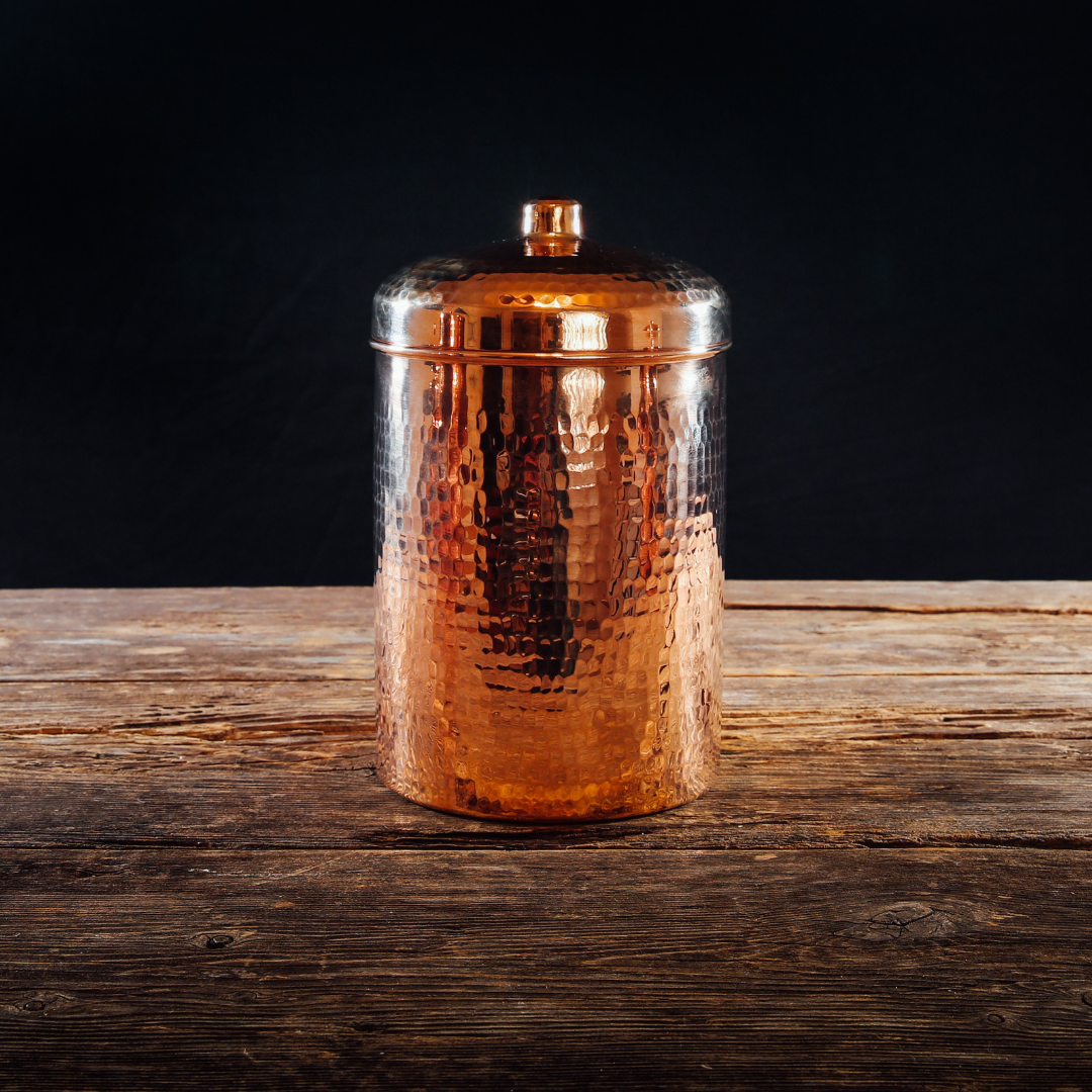 Copper Kitchen Canisters | Large Set, 2 Pieces-zoom-3